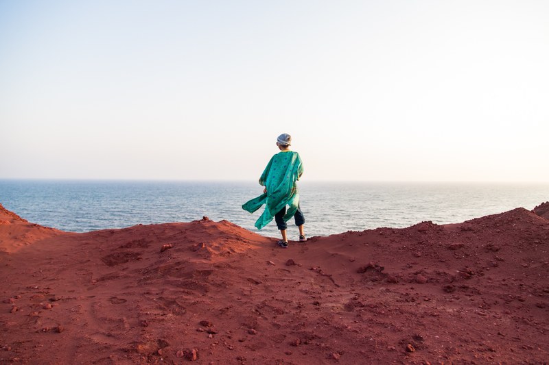 persian gulf hormoz iran and blue 4k