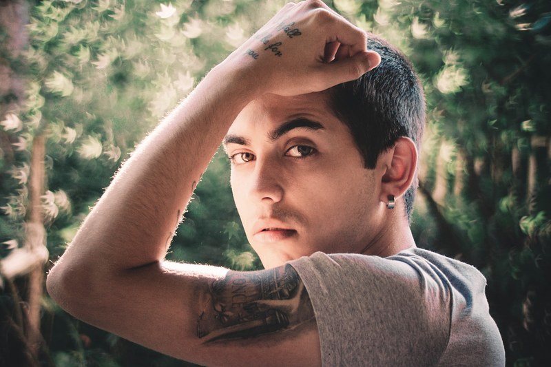 man male boy and tattoo 4k