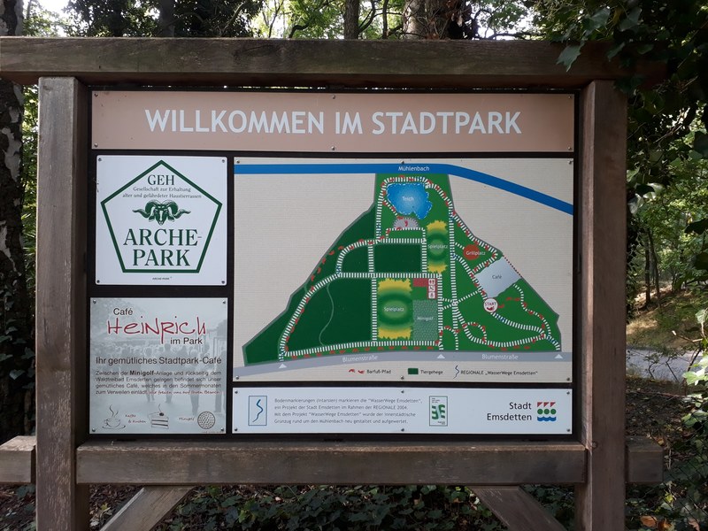 willkommen im stadtpark von emsdetten 4k