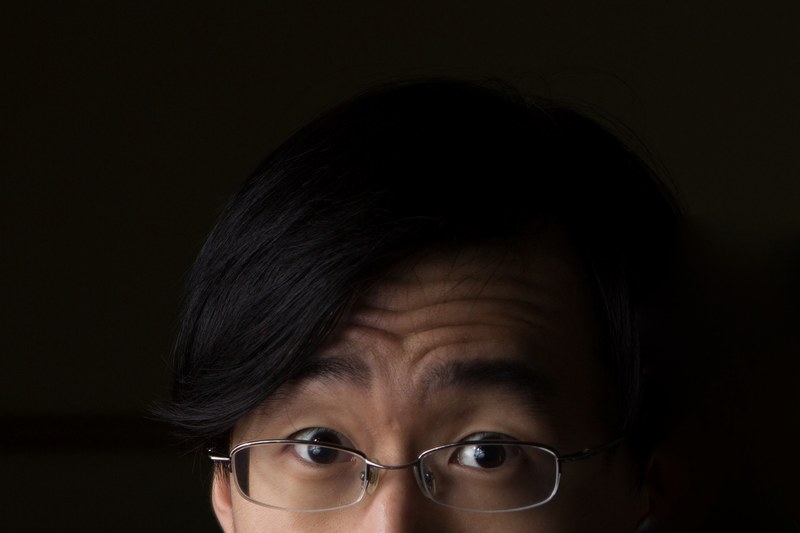 eyes and forehead of a curious person raising their eyebrows in surprise, quite curious 4k
