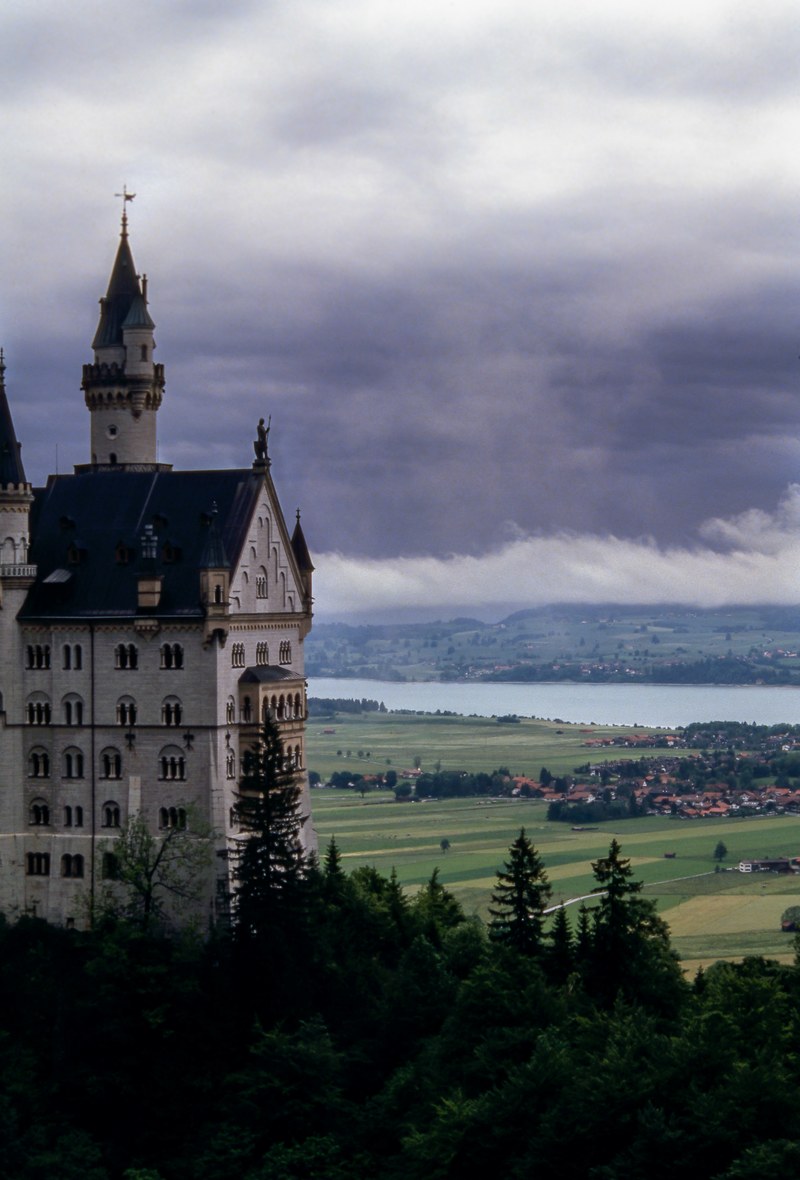 castle cloud tower and landmark hd, 4k