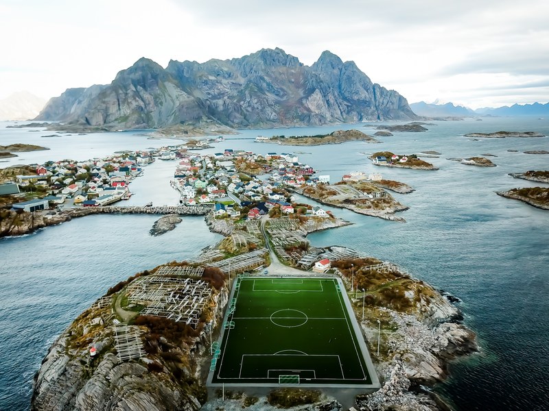 henningsvaer stadium 4k