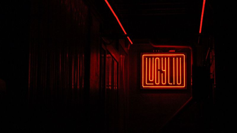 words, inscription, neon, wall, 4k
