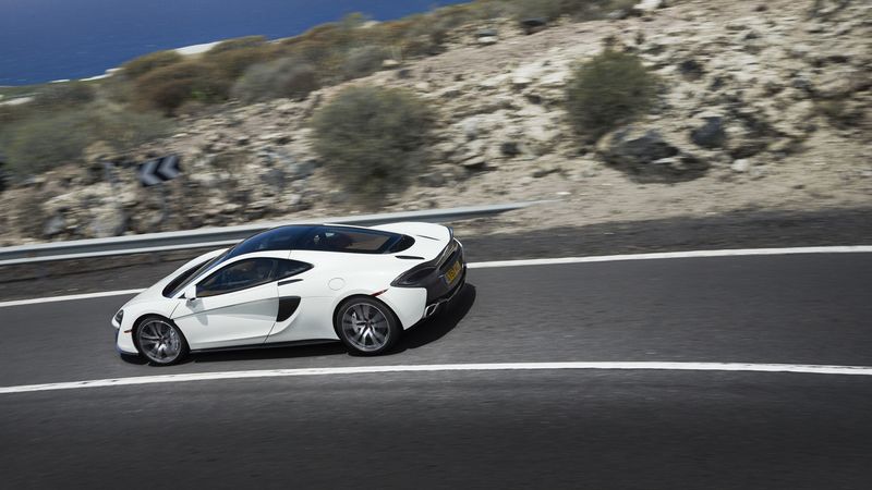 mclaren, 570gt, white, car, motion, 4k