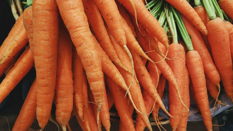 carrots, vegetables, many, 4k