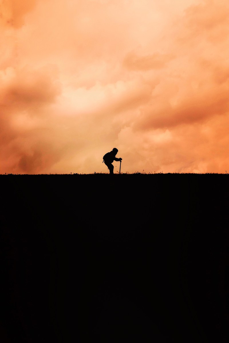 silhouette shadow and light light and dark and person hd, 4k