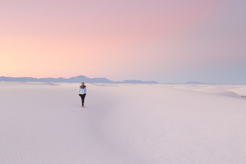 white sands national monument 4k