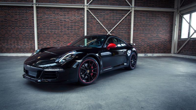 porsche, 911, carrera, side view, 4k