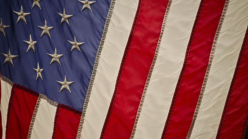 usa, flag, texture, 4k