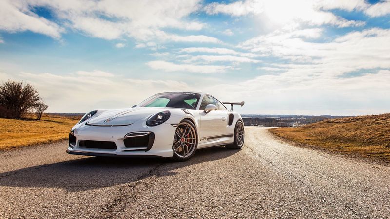 porsche, vorsteiner, 991 v-rt, sports car, side view, 4k