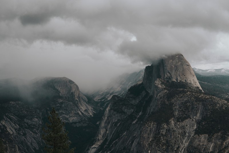 mountain cloud landscape and nature 4k