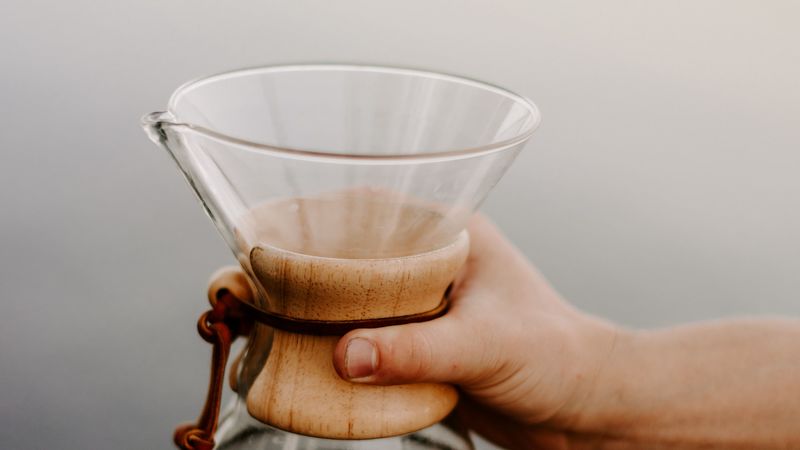 coffee, vessel, hand, 4k