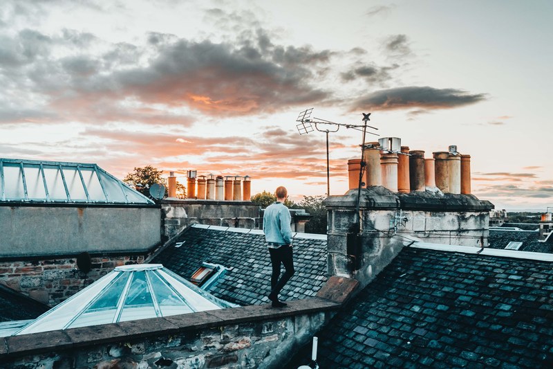 edinburgh rooftop 4k