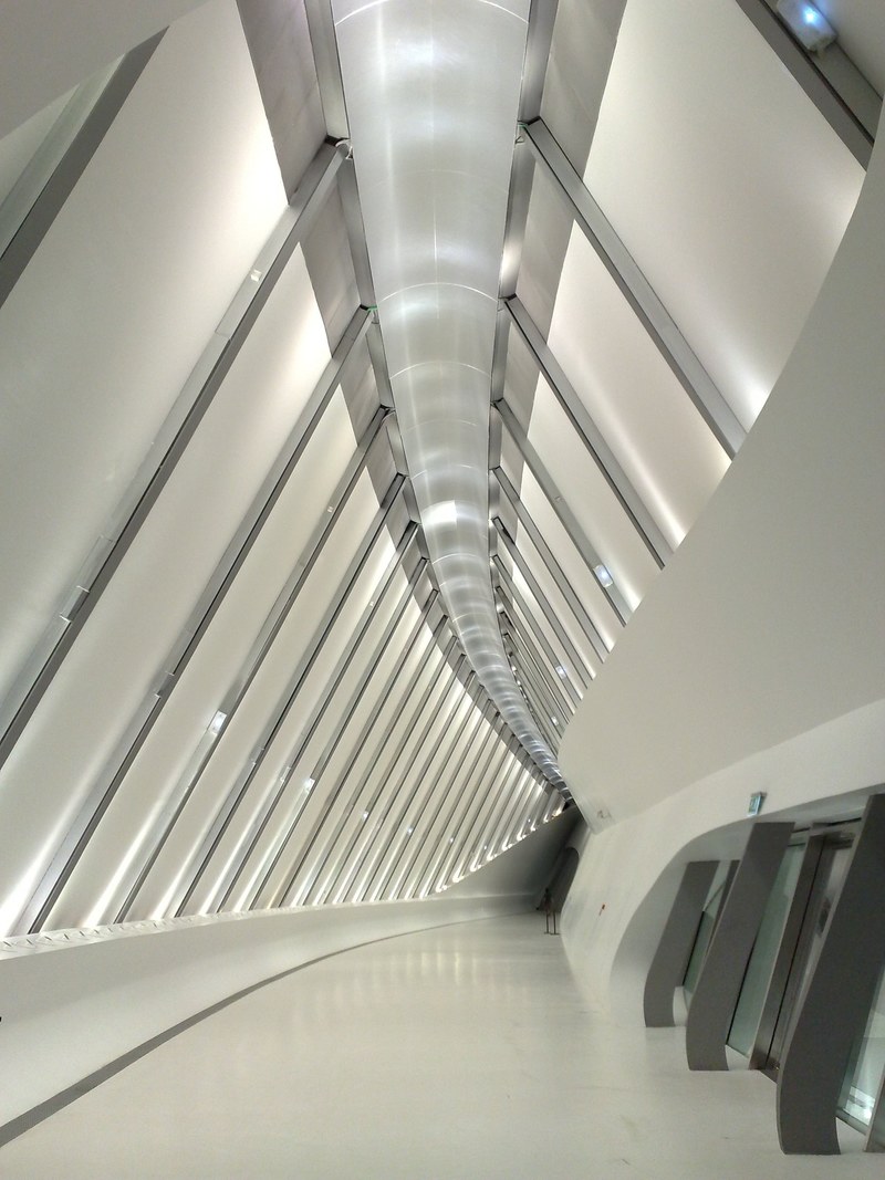 architecture hallway walkway and ceiling hd, 4k