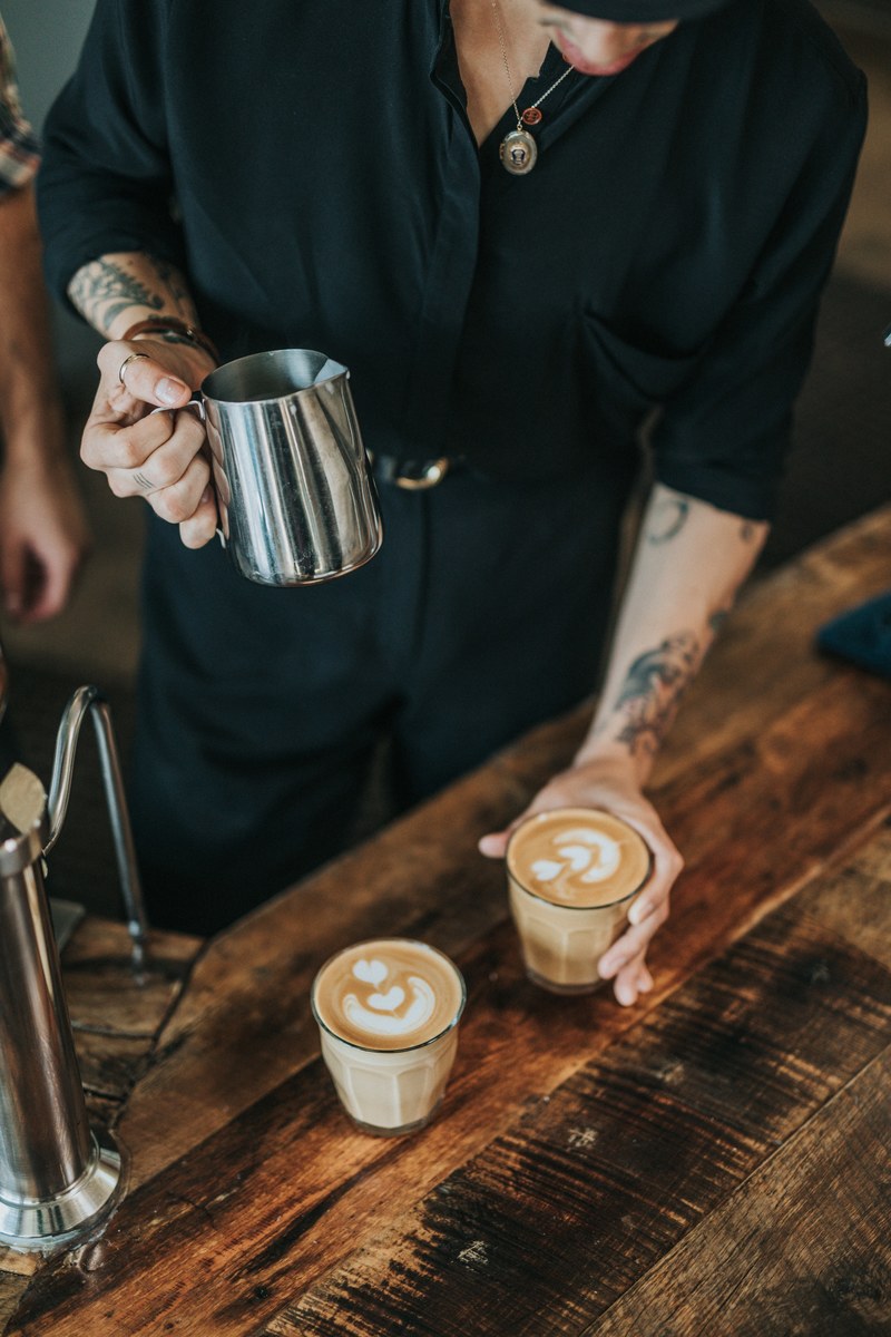 cup drink coffee and latte hd, 4k