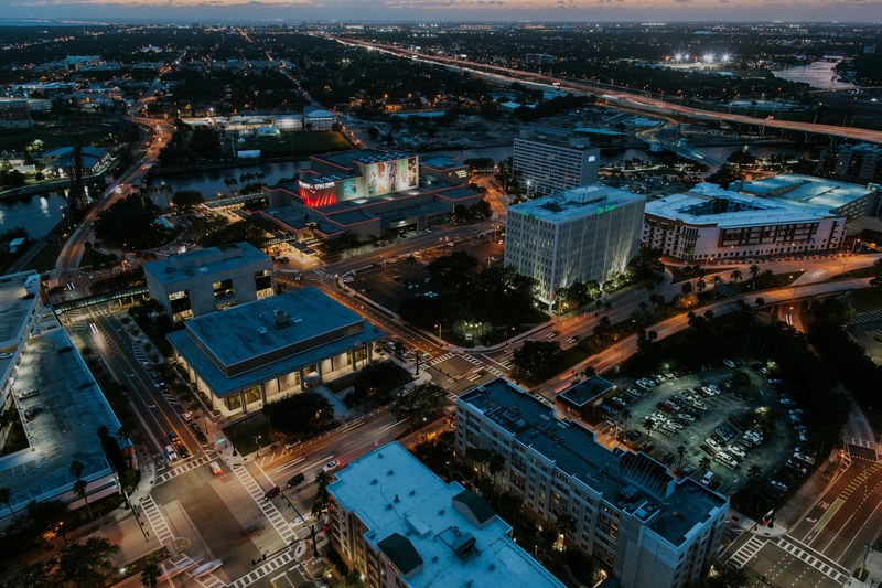 downtown tampa 4k