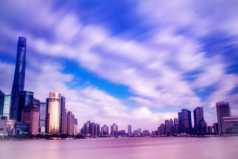 city cityscape skyline and skyscraper 4k