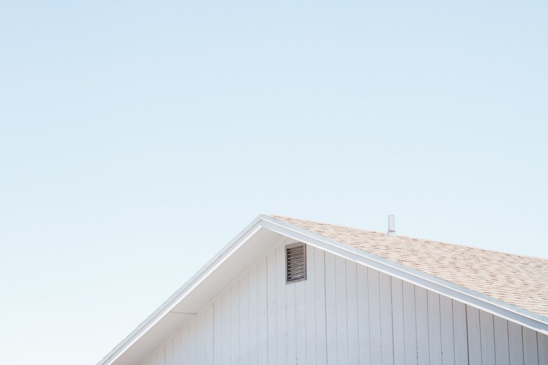 triangle shaped roofline with standard shingles on an el paso home, roofing shingles on home 4k