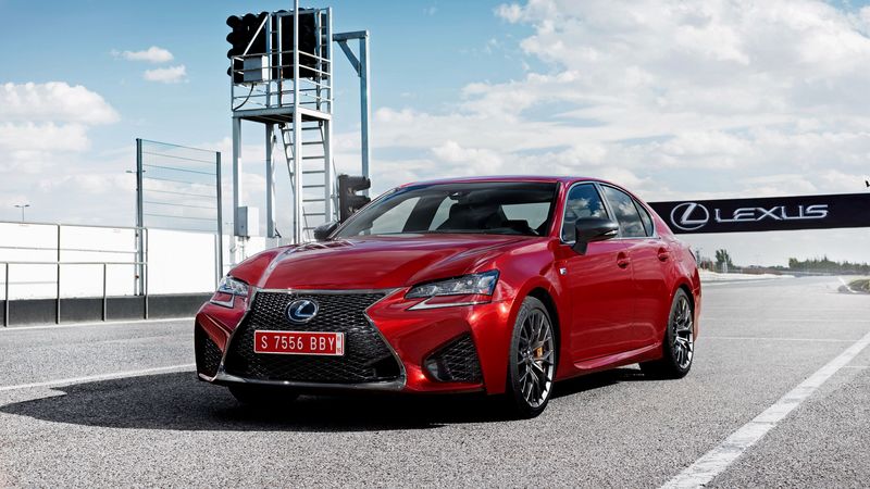 lexus, gs, side view, 4k