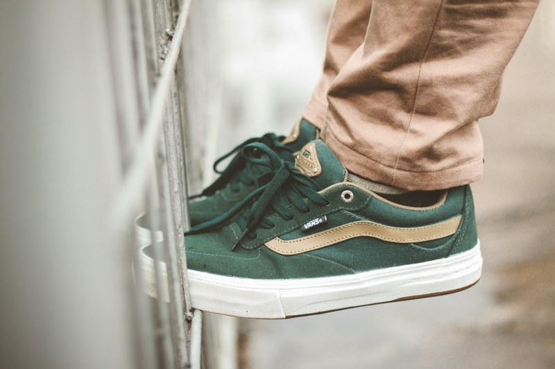 trainers sneakers green and vans 4k