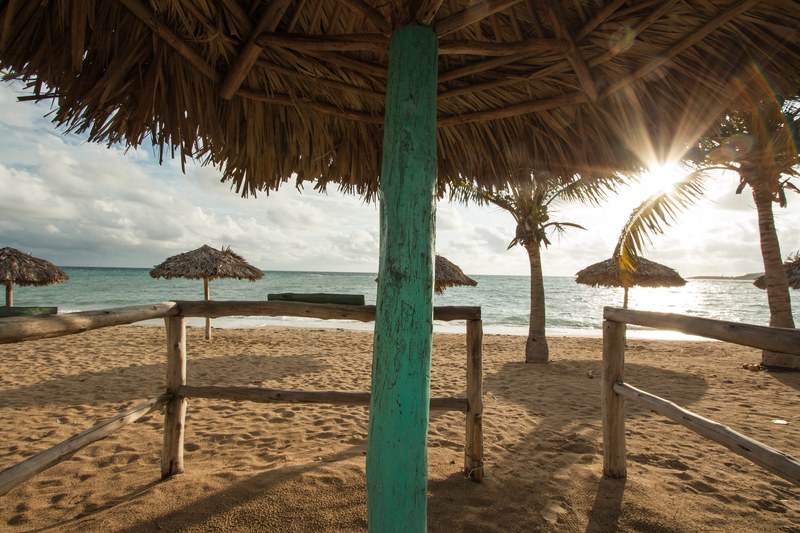 rancho luna paradise beach in cuba 4k