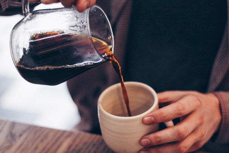 coffee cafe mug and pouring 4k