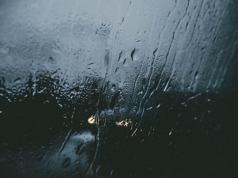 wet window rain wet and driving in rain 4k