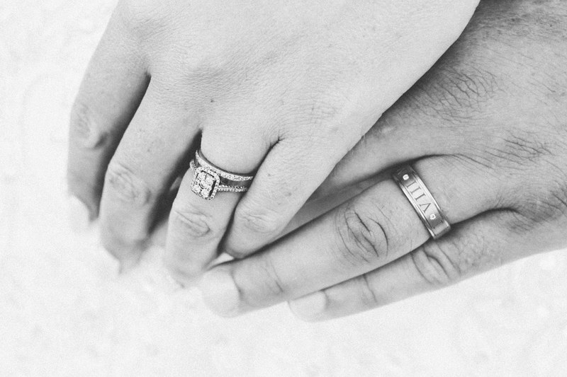 wedding ring diamond and engagement 4k