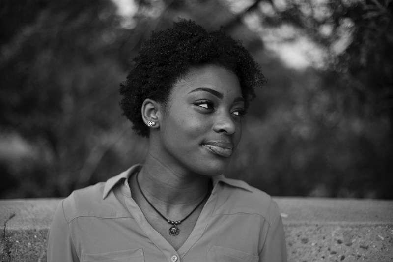 woman female african american and necklace 4k