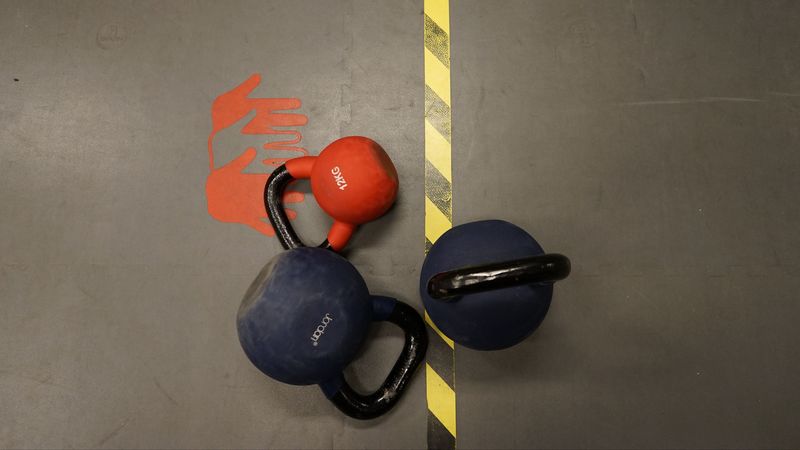 weights, paint, sport, 4k