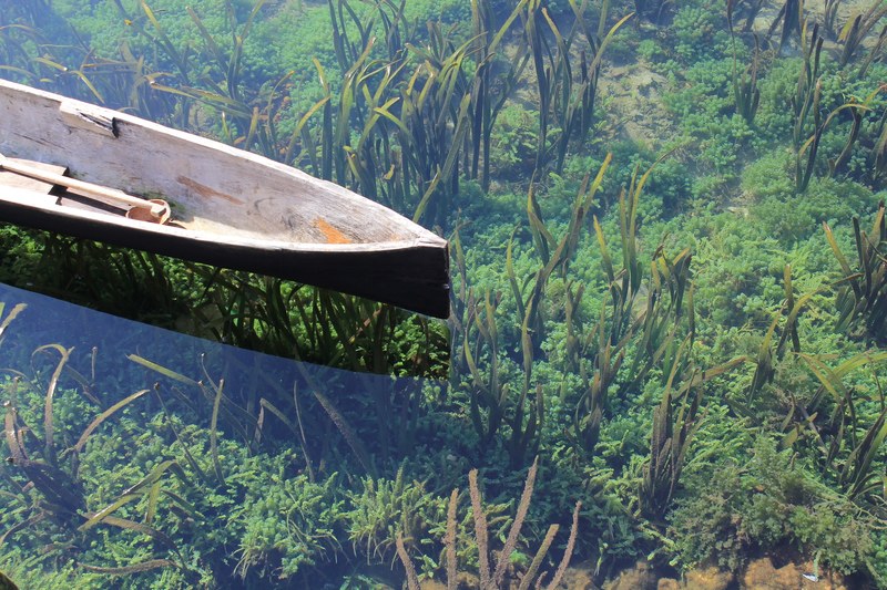 canoe water boat and paddle 4k