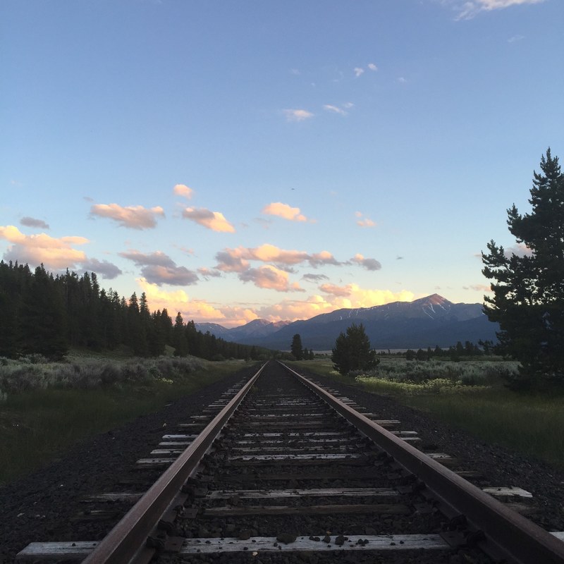 mountain outside colorado and sunset 4k