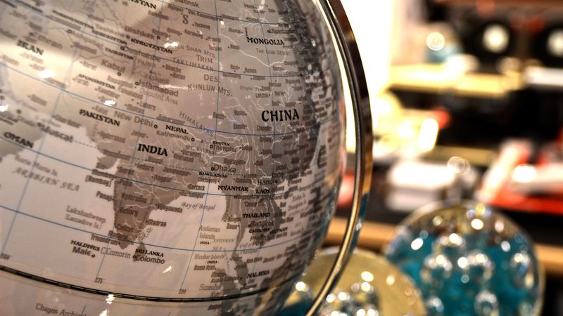 globe, map, ball, 4k