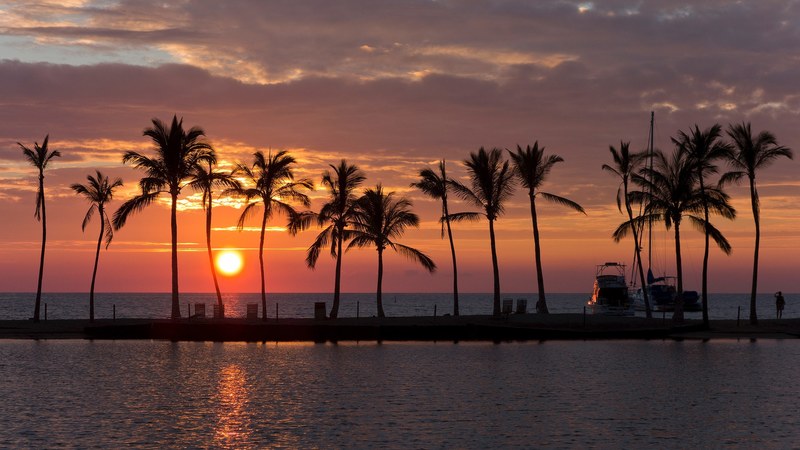 postcard sunset 4k