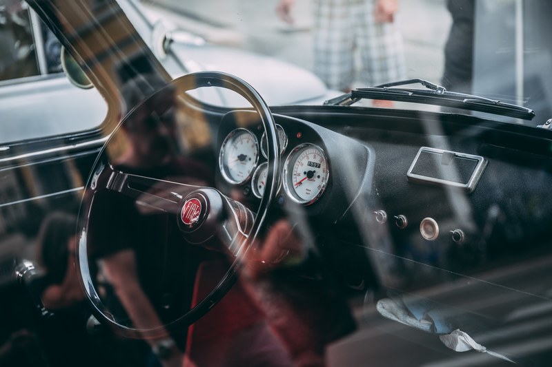 steering wheel car dashboard car interior and fiat 4k