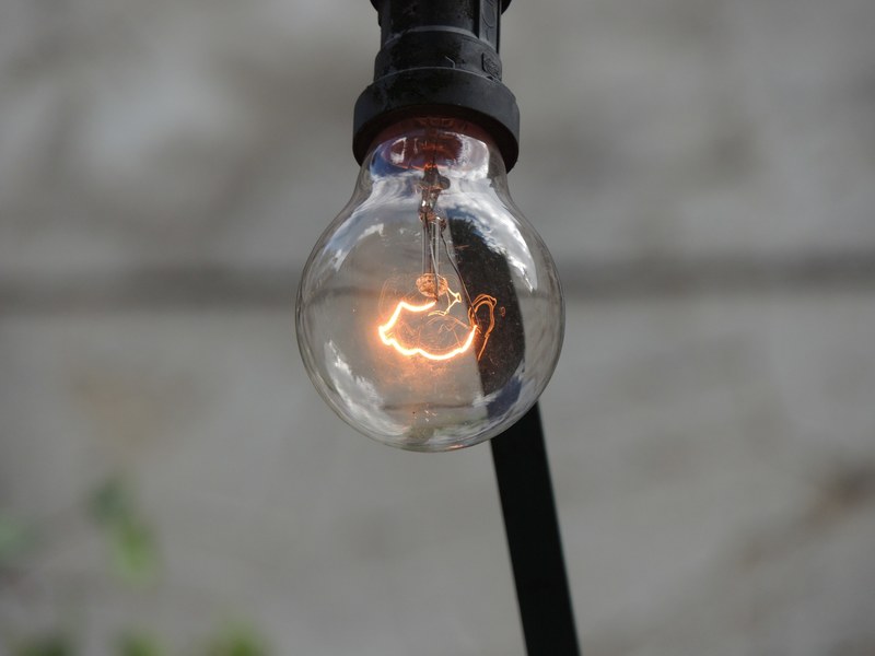 light bulb light bulb and filament 4k