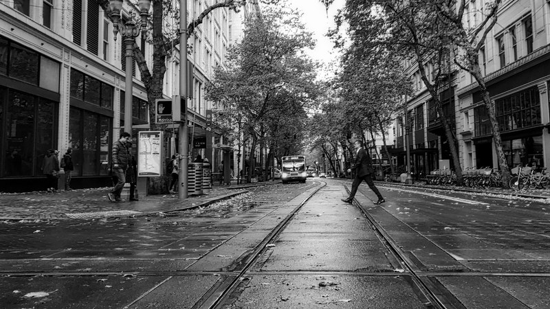 downtown portland oregon 4k