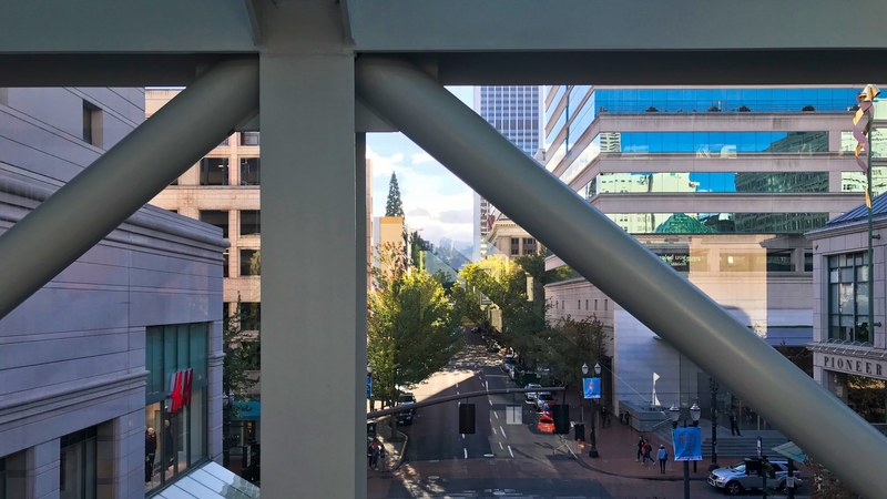 downtown portland oregon 4k