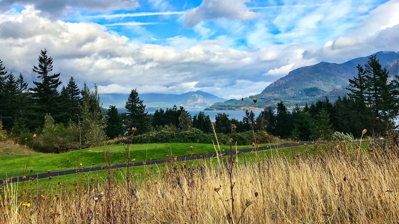 looking at cascade locks oregon 4k