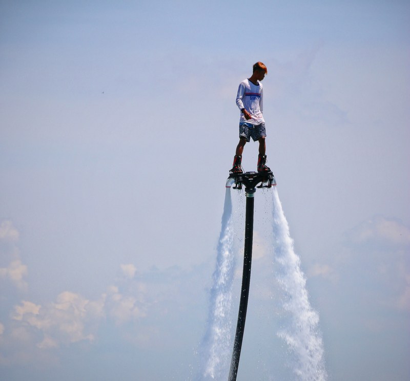 sport water jet water sport and flyboard 4k