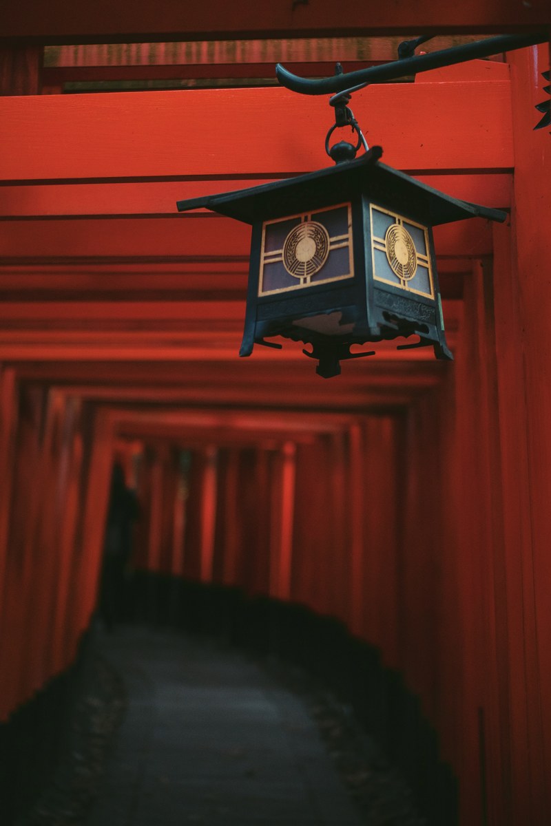 temple culture red and lantern hd, 4k