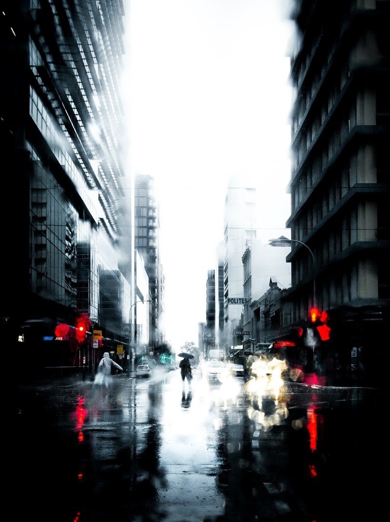 street reflection transportation and tramway hd, 4k
