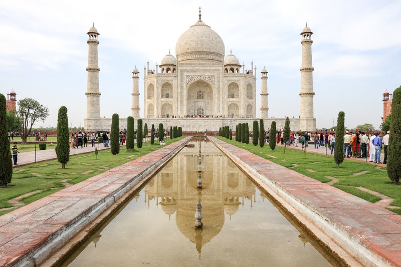 taj mahal agra india 4k