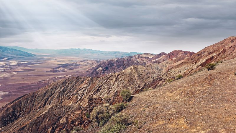 california, desert, hills, mountains, 4k