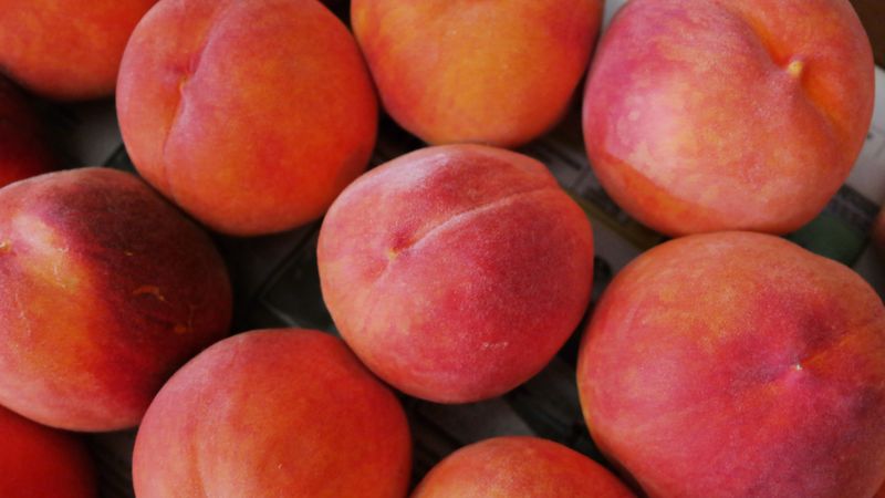 peaches, fruit, ripe, 4k