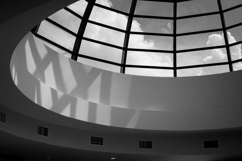 skylight window cloud and sky 4k