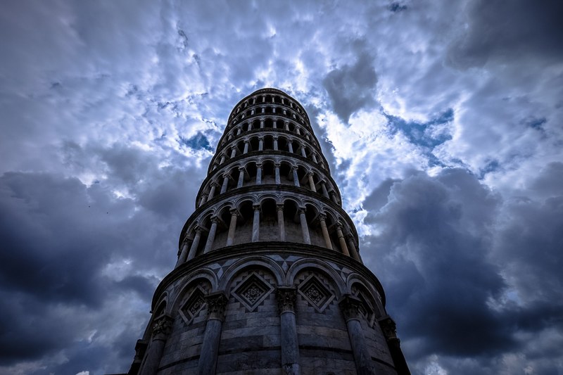 pisa tower 4k