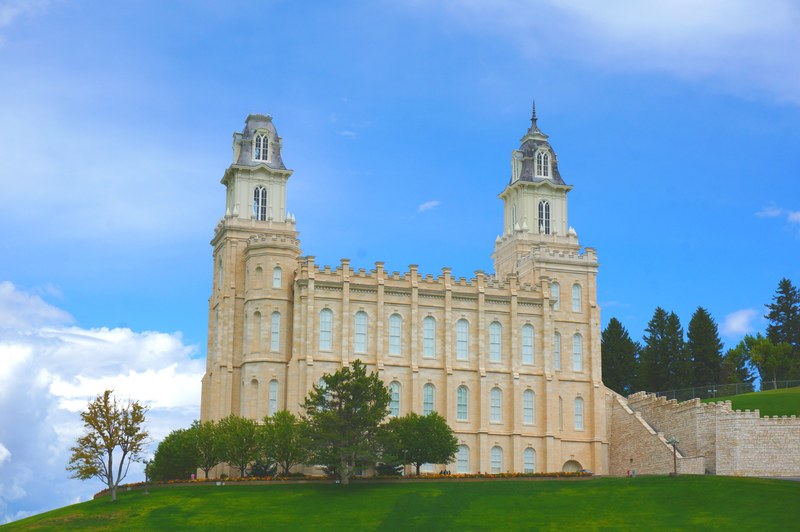 mormon ld temple and manti 4k