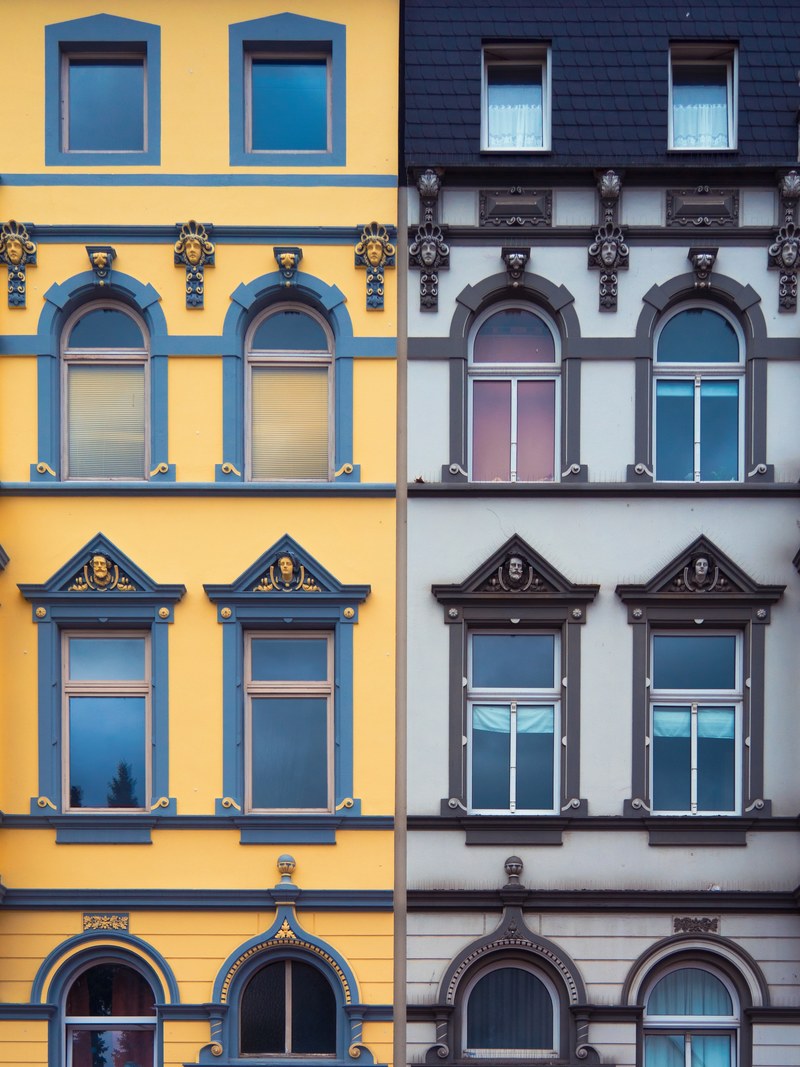 houses town houses side by side and home hd, 4k
