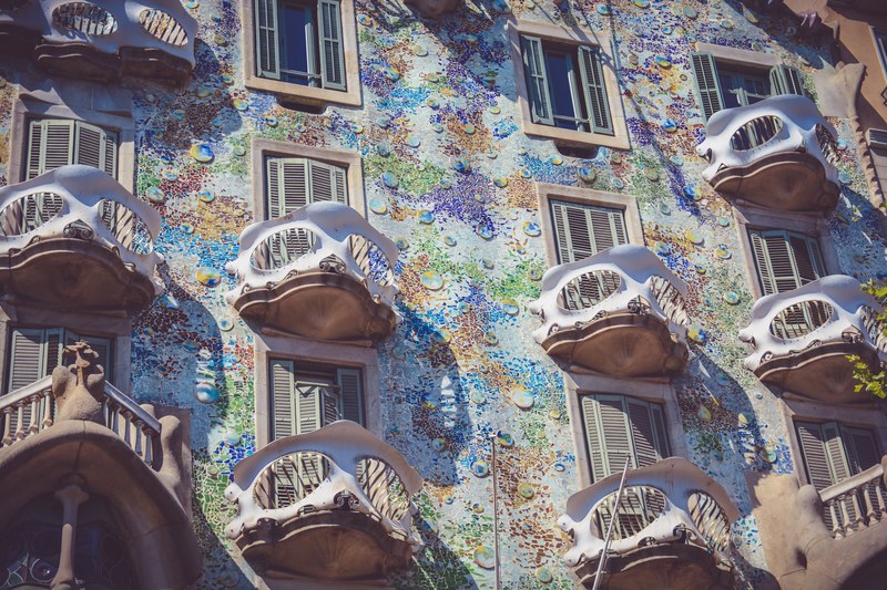 window balcony architecture and building 4k